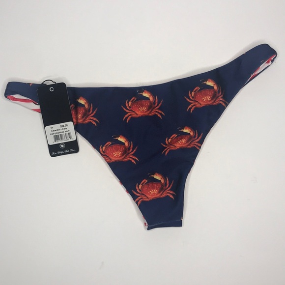 Wildfox Crabby Reversible Brazilian Bikini Bottom - Picture 4 of 6
